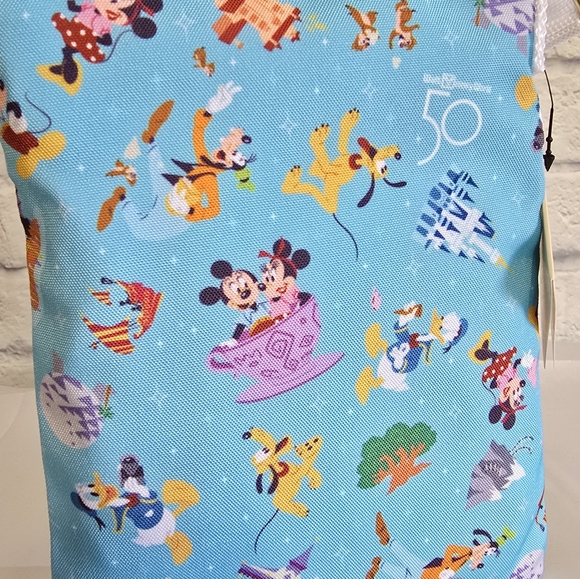 Loungefly Disney World 50th Anniversary Mickey Minnie Mouse Crossbody Bag New - Picture 10 of 16